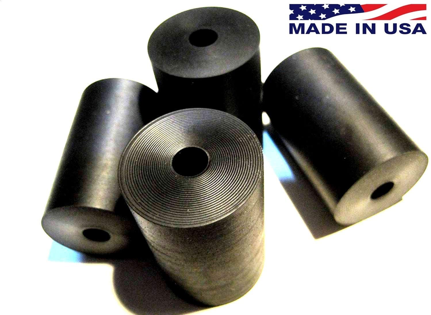 4-Pack - Made in USA - Premium Quality Multi-Purpose Rubber Spacer